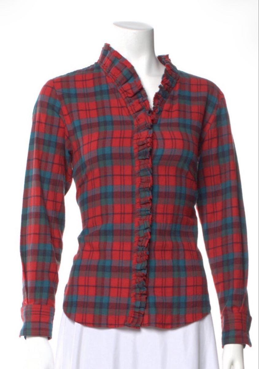 Isabel Marant Blusen: Isabel Marant Karobluse Grösse M rot blau – Neu (gemäss Beschreibung) aus Maur von my_private_sale 5