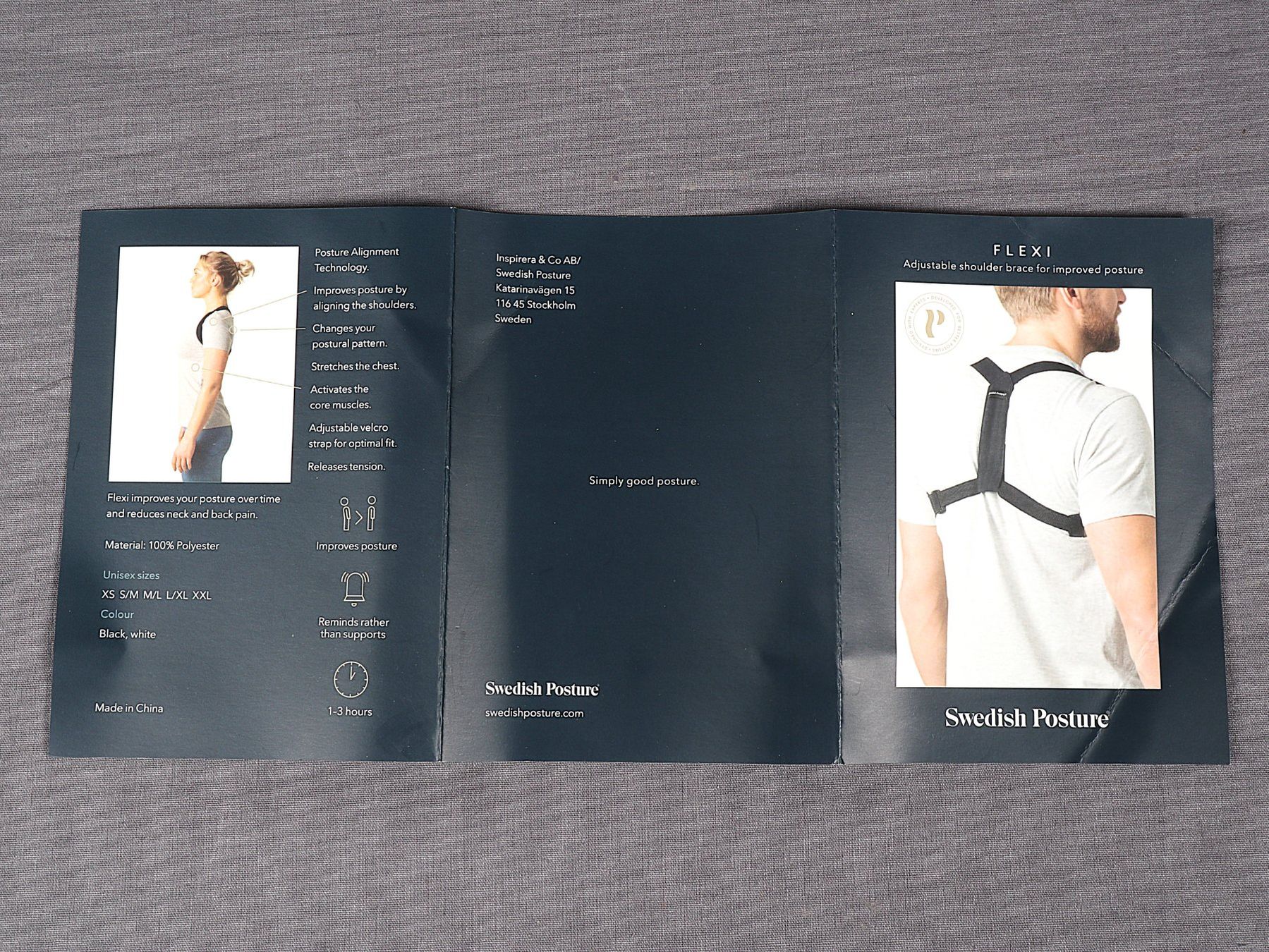 Gesundheitsliteratur: SWEDISH POSTURE Haltungstrainer Flexi S-M Weiss – Neu (gemäss Beschreibung) aus Steinen von Restwert_Steinen 5