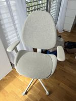 Bürostuhl grau/weiss