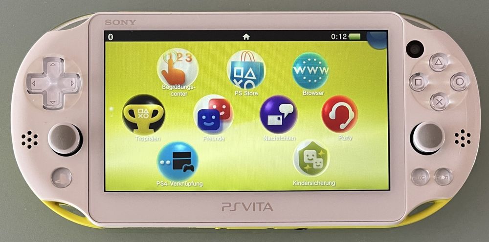Sony PS Playstation Vita Console PCH-2000 Metallic Red With