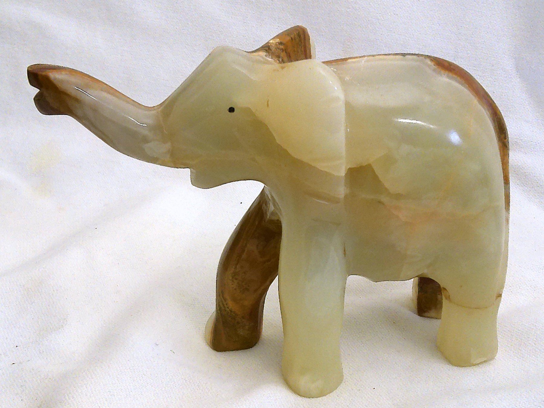 Statuette: Figur Stein Elephant – Usato da Kleinlützel venduto da tomfundus
