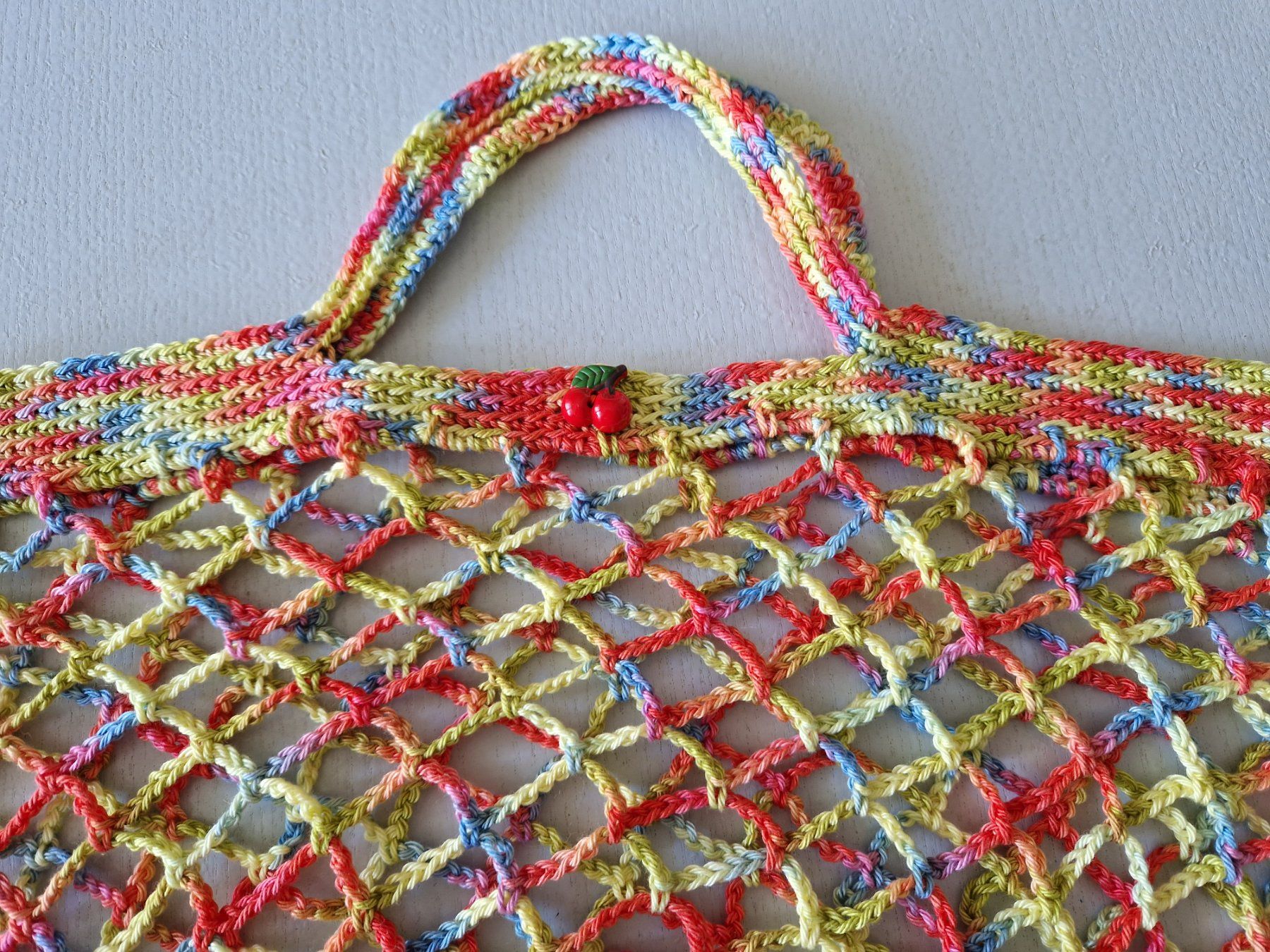 Borse da donna: Netztasche Bunt Handgemacht 33 cm – Nuovo e nell'imballaggio originale da Thalwil venduto da macrisa2017 1