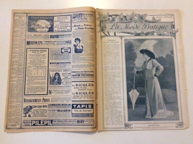 Riviste & Magazine: Journal sur la Mode 1909 – Usato da Genève venduto da edelweiss1900