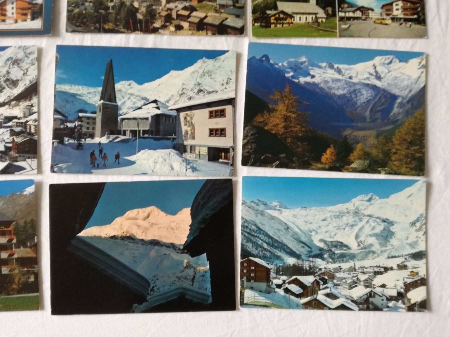 Cartes postales: 16 AK Ansichtskarten Saas Fee – D'occasion à Zürich par Tolima194 4