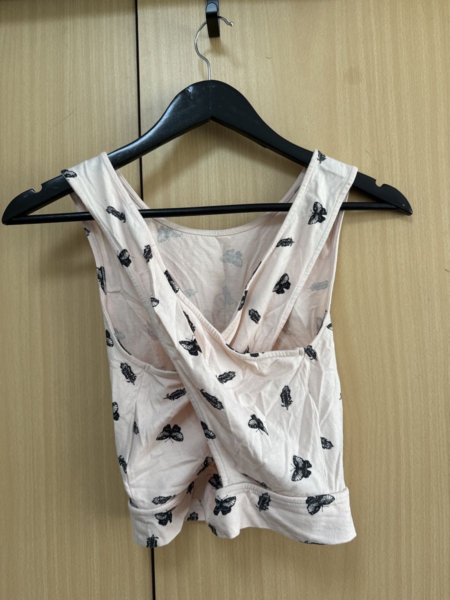 Top: Bauchfrei Top rosa mit Schmetterling Gr. M – Nuovo (secondo la descrizione) da Thun venduto da Vans_98 2