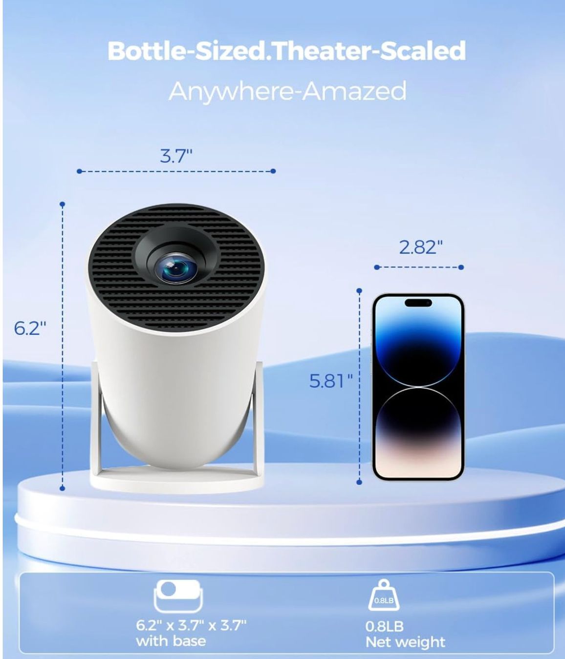 Proiettori: Mini Beamer 4K Unterstützt Android – Nuovo e nell'imballaggio originale da Mellingen venduto da Samiross 1
