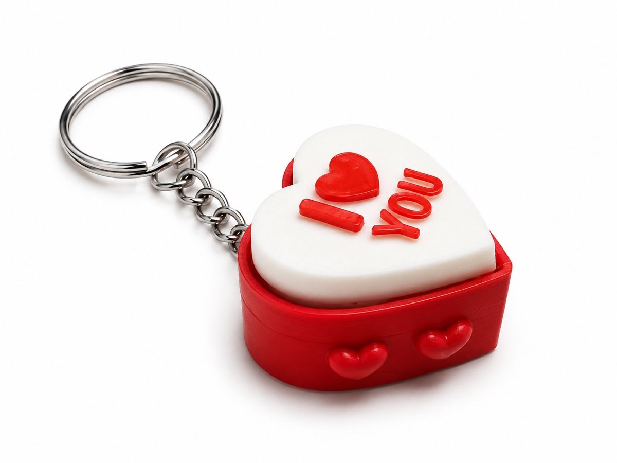Schlüsselanhänger & - bänder: I<3U Clicker Schlüsselanhänger – Neu und originalverpackt aus Alchenflüh von Kasek3D