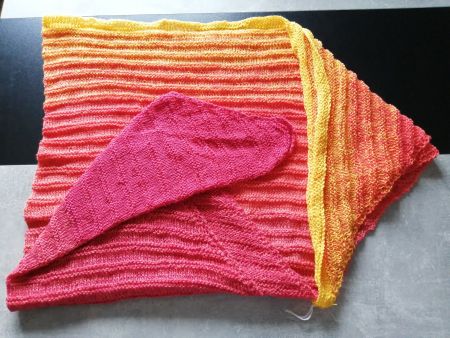 Schultertuch/Dreiecktuch gestrickt
