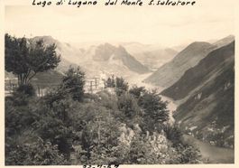 Lugano (TI) Lago dal Monte San Salvatore Foto 10 x 7