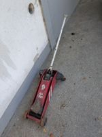 Rangierwagenheber rot Tragkraft 1250 kg gebrauchter Zustand