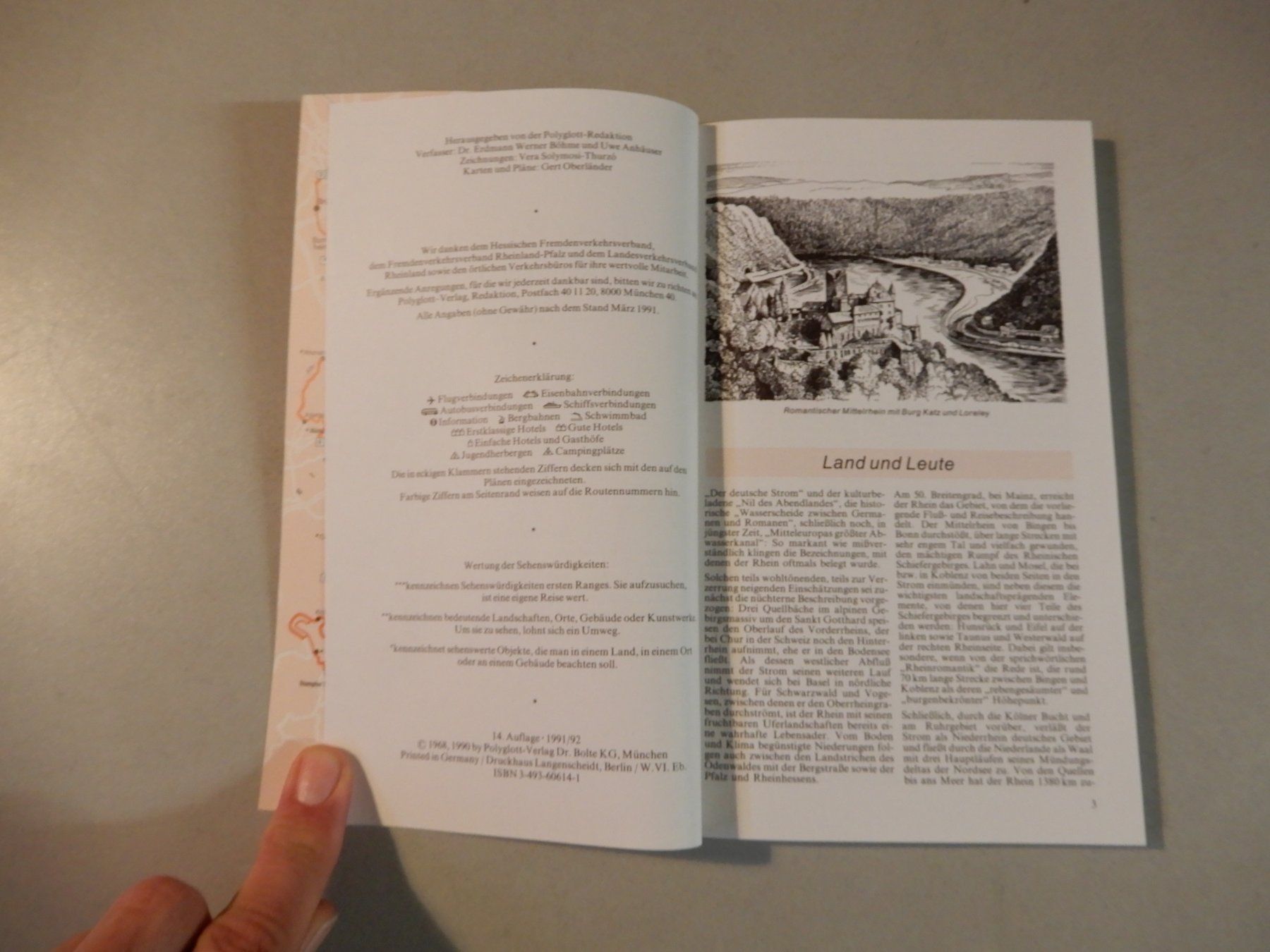 Libri: Polyglott Reiseführer "Der Rhein von Mainz bis Köln" – Usato da Erstfeld venduto da Mario_boe0 2
