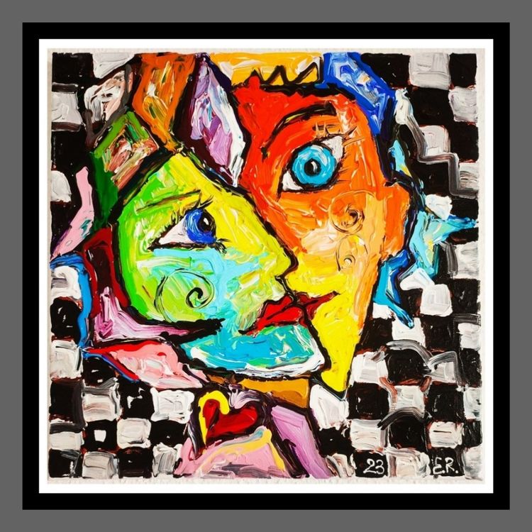 Rare jeu de dominos en bois Picasso complet Années 1960