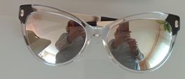 Top Versace Sonnenbrille mit Silber wunderschön