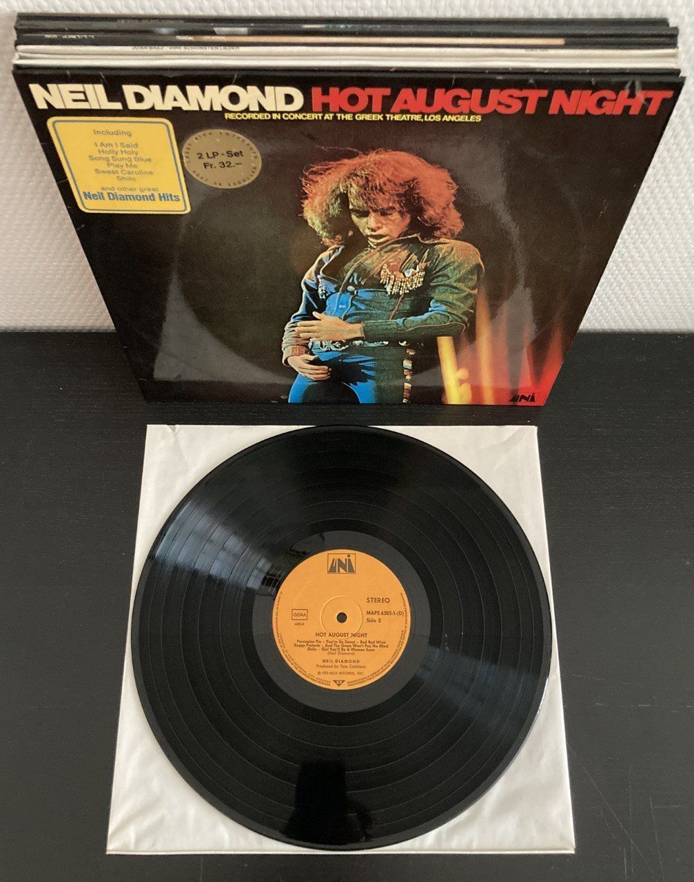 Schallplatten: Neil Diamond - Hot August Night Doppel-LP °1972° – Gebraucht aus Wettingen von  3