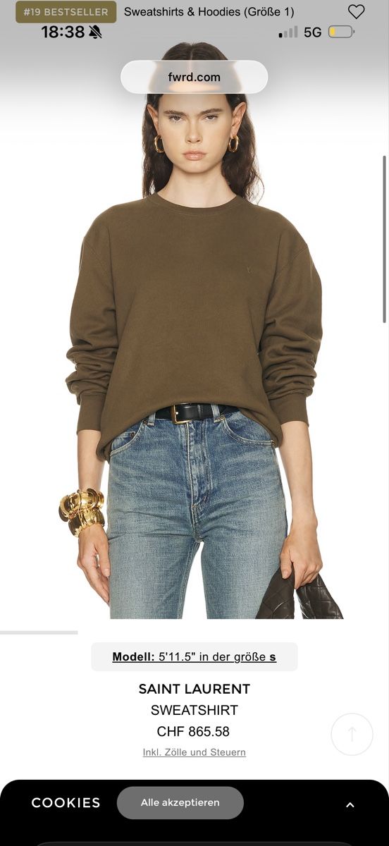Saint Laurent Maglioni & Felpe: Saint Laurent Pullover NEU NP. 800.- Fr  – Nuovo e nell'imballaggio originale da Ellighausen venduto da privateseller 5