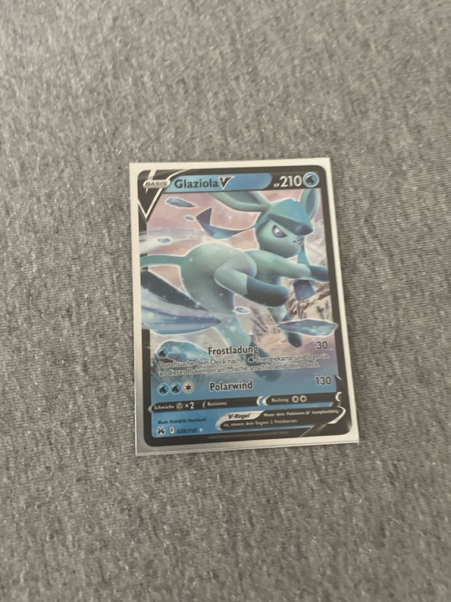 Pokémon Sammelbilder & Trading cards: Glaziola V Zenit der Könige  – Neu (gemäss Beschreibung) aus Flawil von Duft-Alchemist