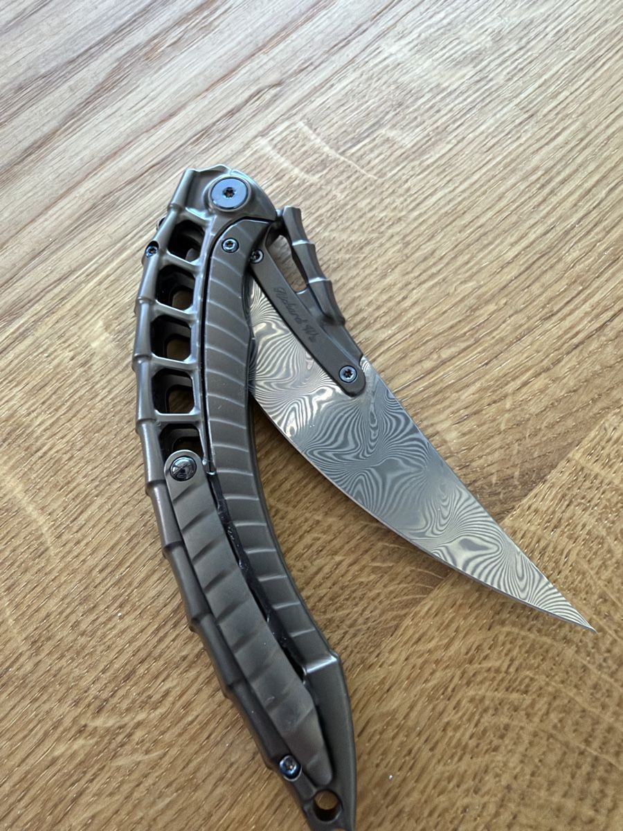 Couteaux de poche: Rike Alien 4 Framelock Damascus Knife – Neuf (Voir description) à Affoltern am Albis par gpi_q8jk 3