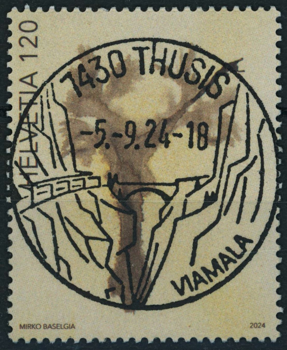 Tutti i francobolli: 2024 - Kunst - Ersttag Voll Stempel ET – Usato da Schindellegi venduto da leecollect