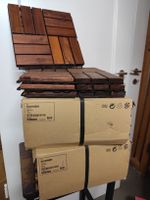 IKEA RUNNEN Bodenfliesen Holz braun neu
