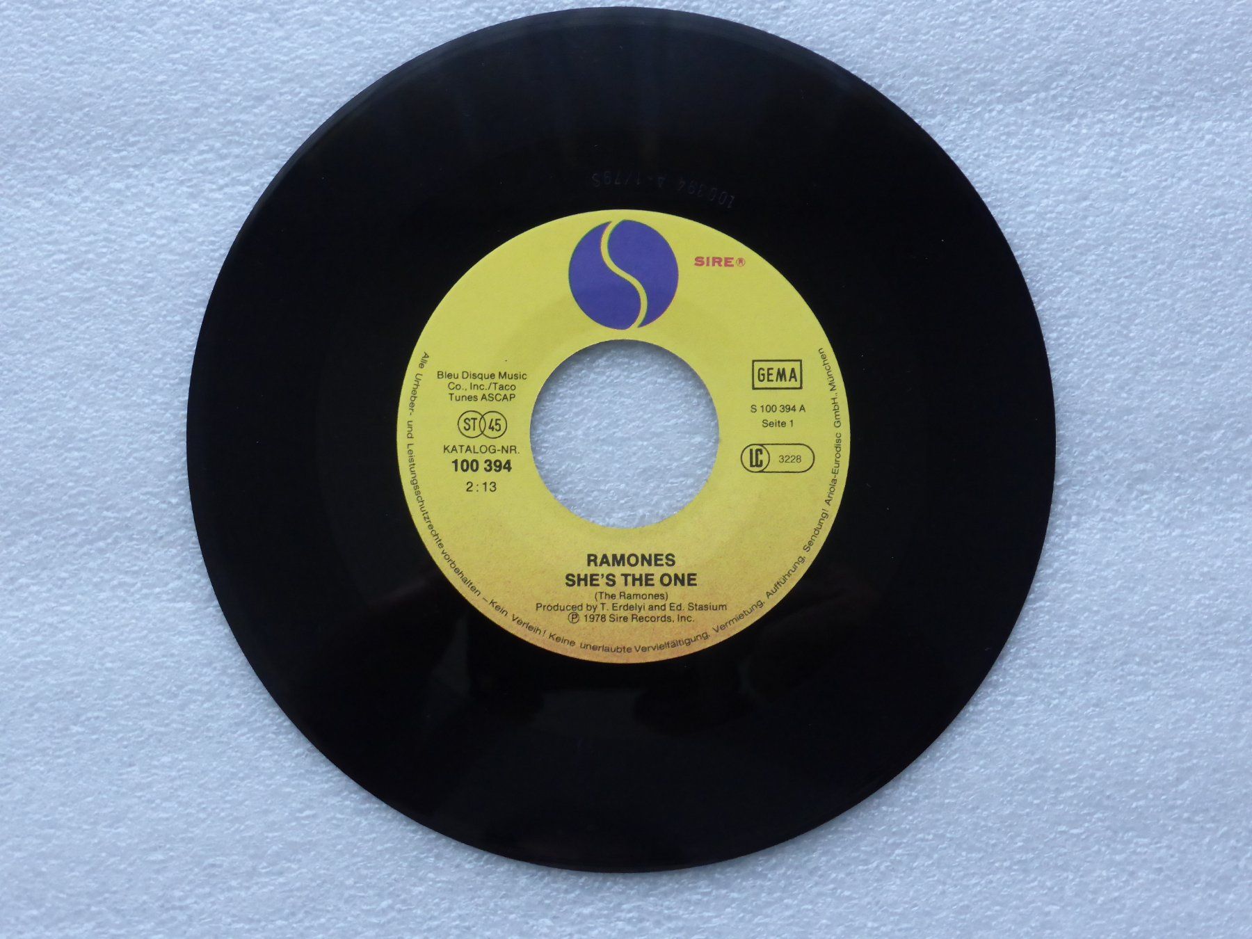 Dischi in vinile: Vinyl Single   RAMONES – Usato da Küssnacht am Rigi venduto da Mondkinder 1