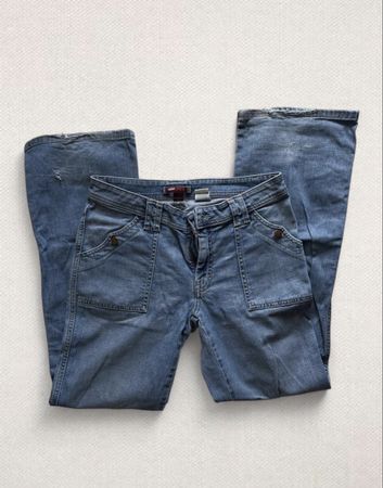 Jeans Damen blau Grösse S Used Look H&M O.G.G.
