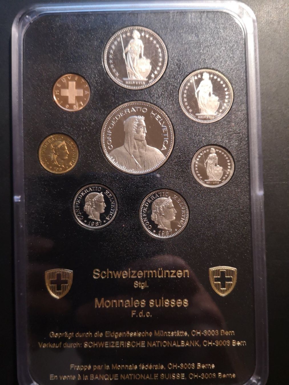 Tutti le monete: Münzsatz 1987 NEU – Nuovo e nell'imballaggio originale da Lostorf venduto da rubileo 4