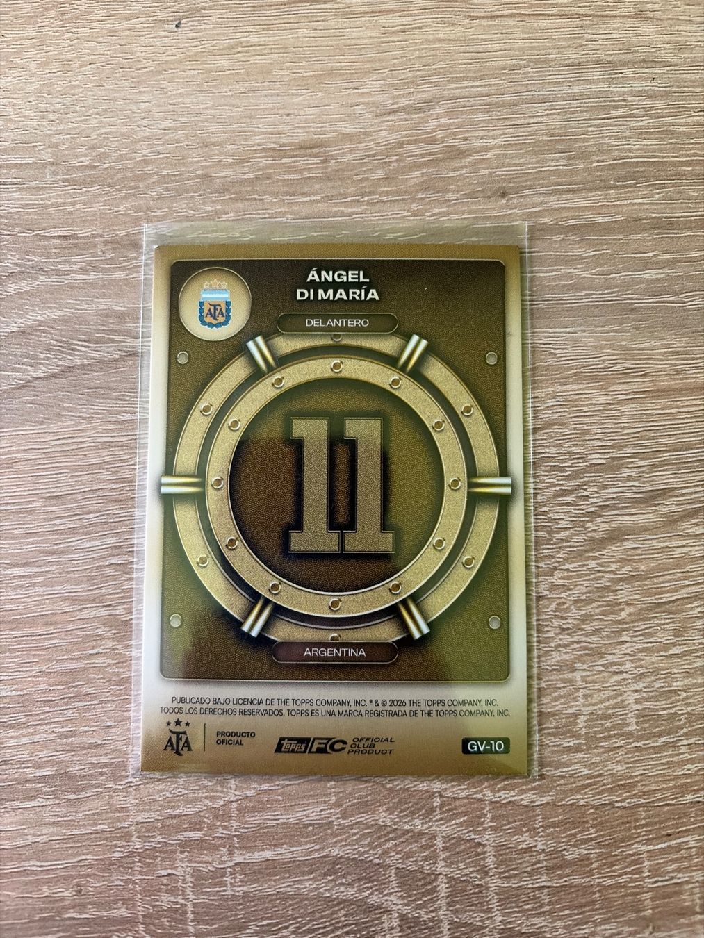 Topps Carte collezionabili: Topps Di Maria Gold – Usato da Dietikon venduto da gab_rkb5 1