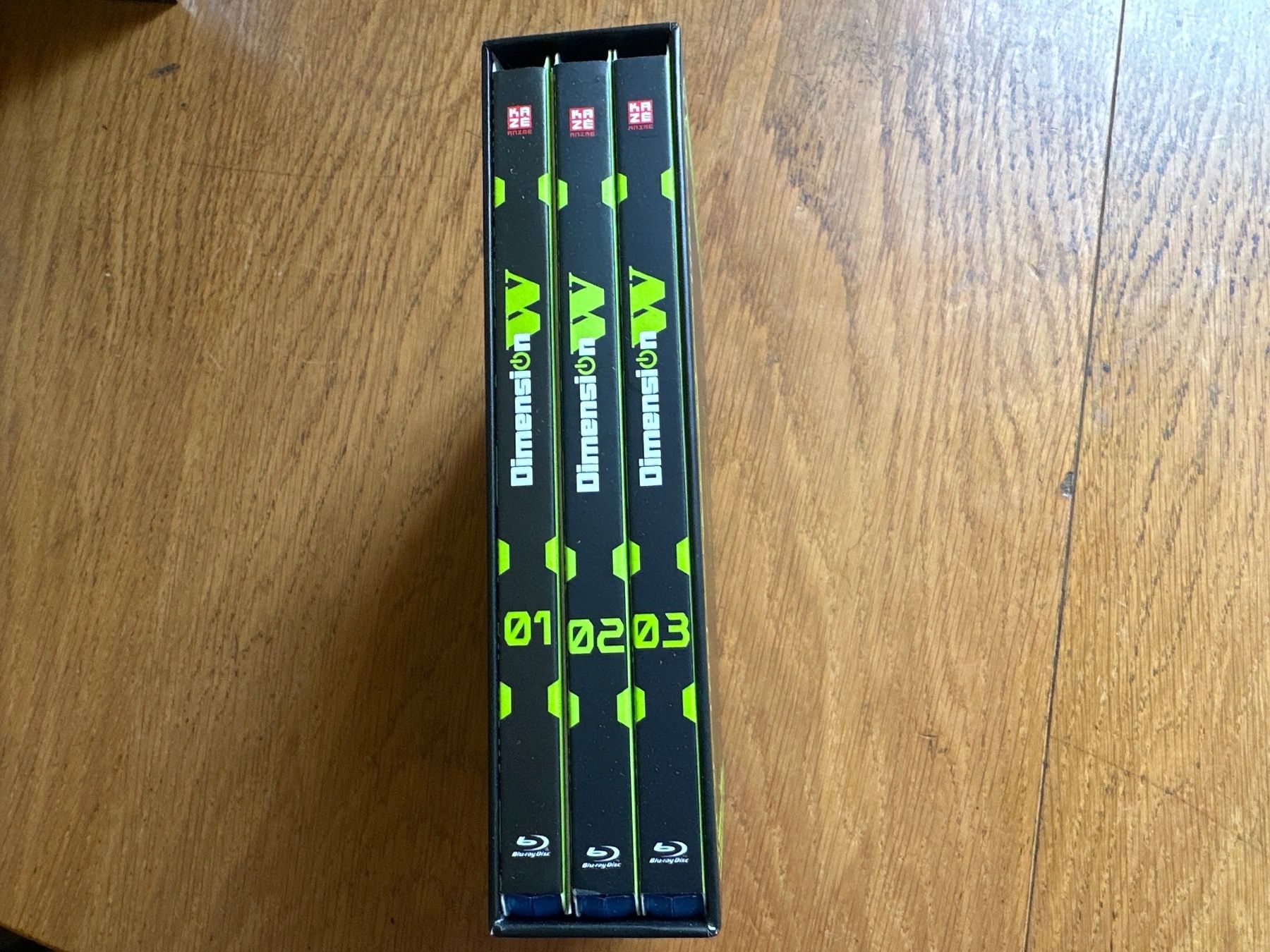 Tutti i DVDs: Dimension W  komplette 1-3 box Anime Blu ray – Usato da Benken ZH venduto da Audi-erich 1