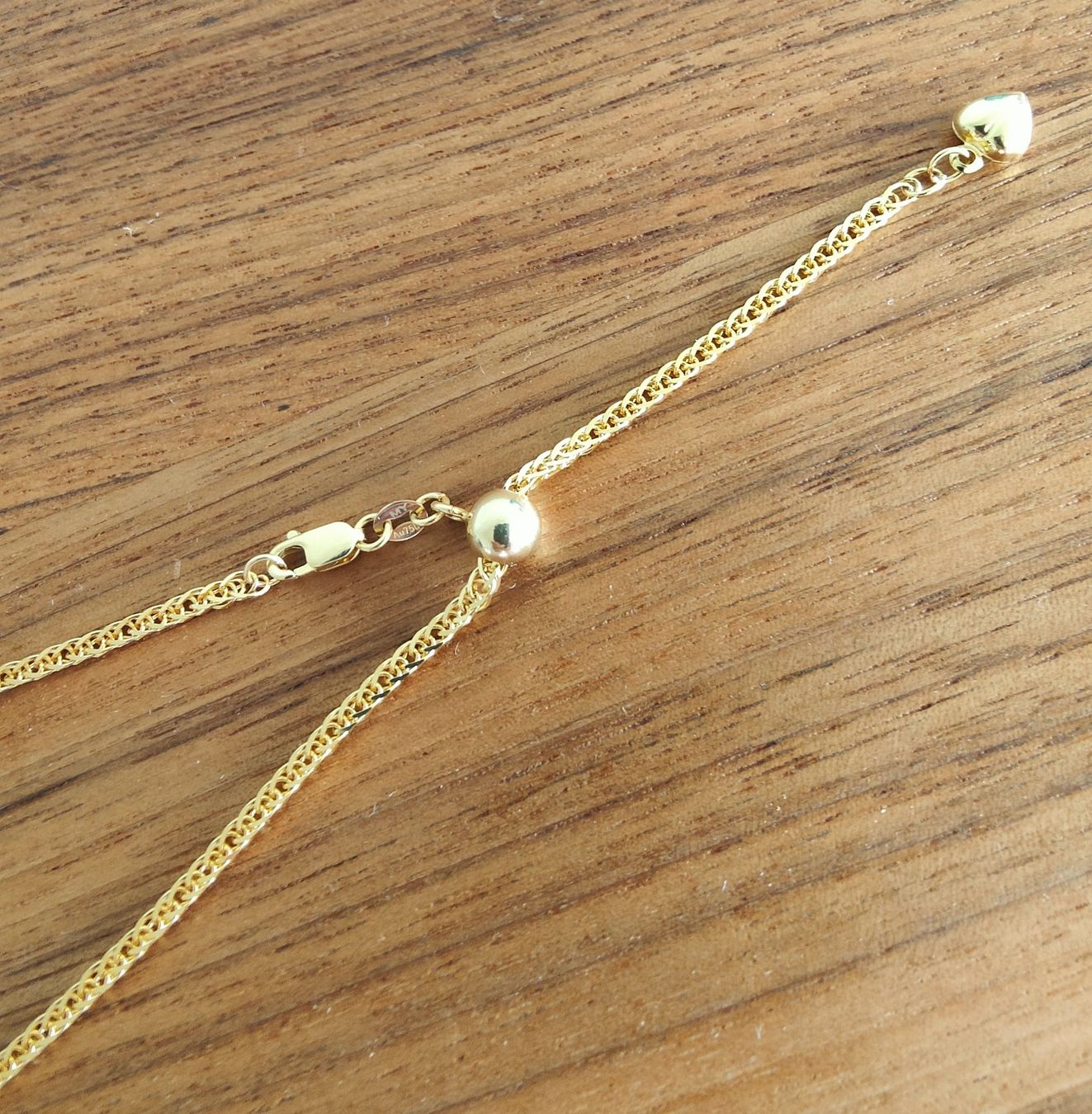 Catenine: Halskette, 18k Gold, ca. 75cm – Nuovo e nell'imballaggio originale da Rümlang venduto da 21f 2