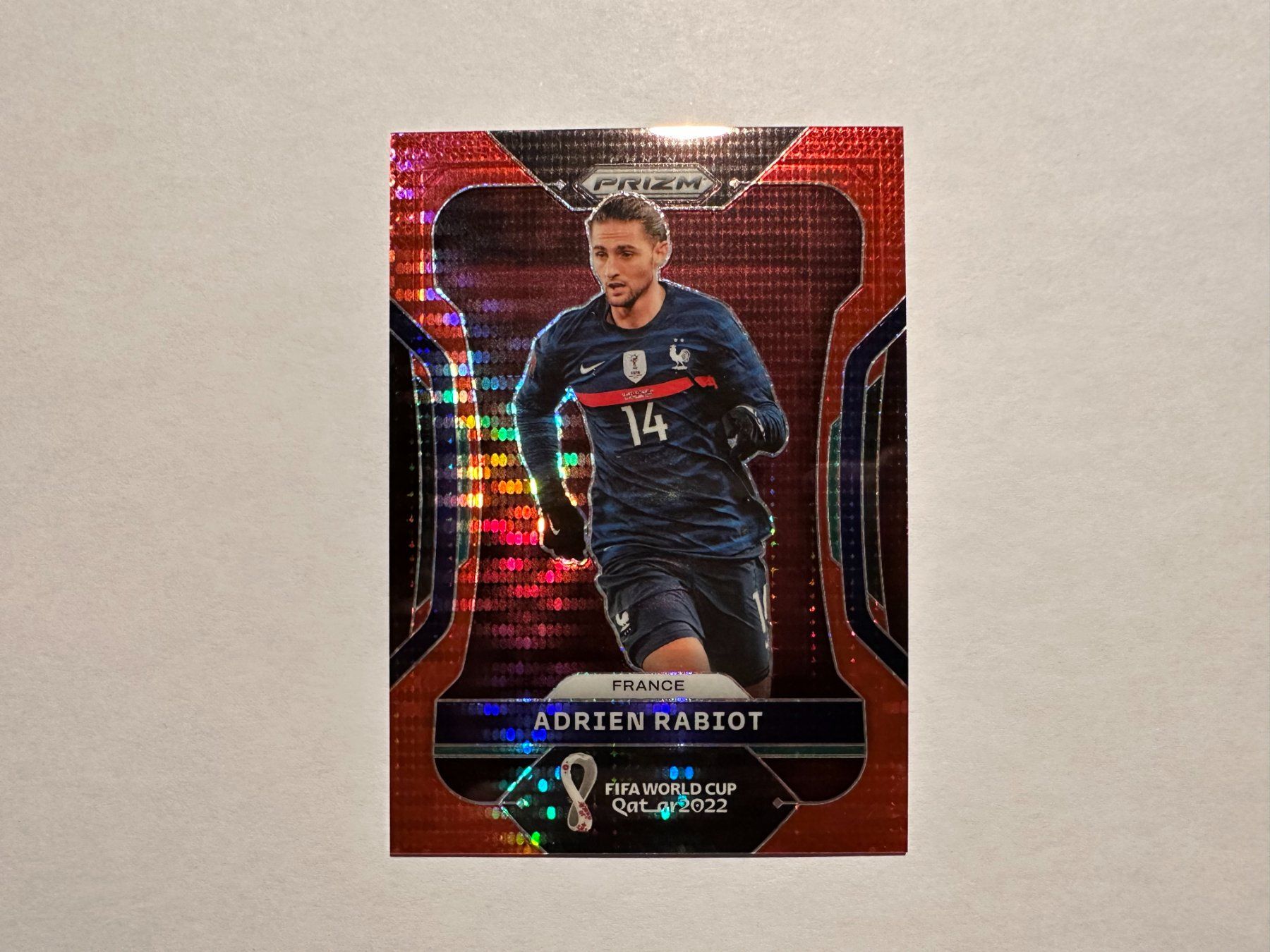 Panini Sammelbilder & Trading cards: 2022 Panini Prizm World Cup Adrien Rabiot /99 – Gebraucht aus Hagendorn von Pokecollectorch 1