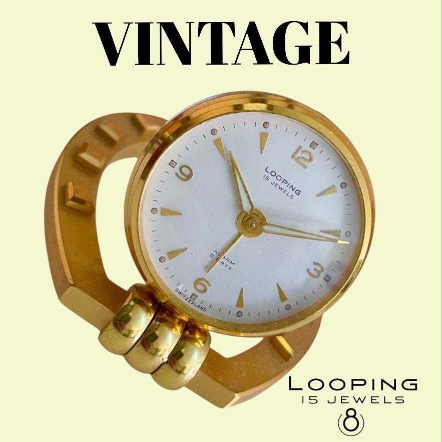 Looping Sveglie: Looping 8 Day Swiss Alarm Clock – Usato da lyss venduto da Uhrenparadies