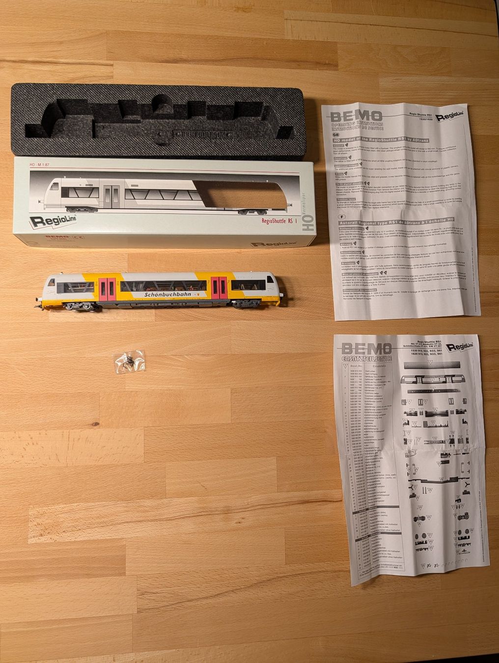 Bemo Modellini di ferrovie: Bemo Regioshuttle Schönbuchbahn 1630 933 (1) – Usato da Glattpark(Opfikon) venduto da Opfikon89 2
