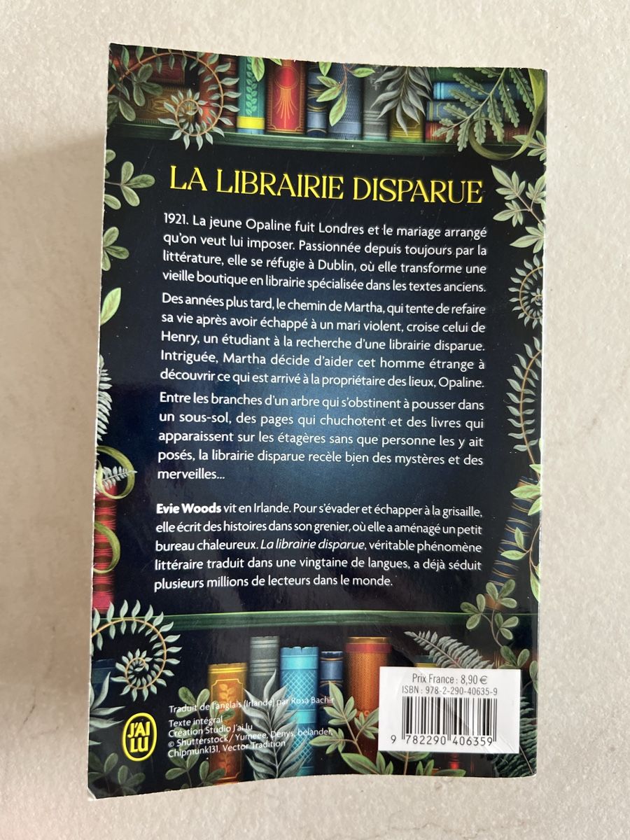 Libri: La librairie disparue, Evie Woods – Usato da Châtel-St-Denis venduto da ros_n9lg 1