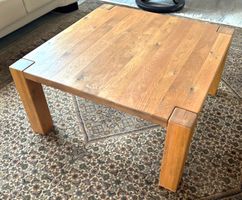 Salontisch, Couchtisch, Wildeiche massiv geölt