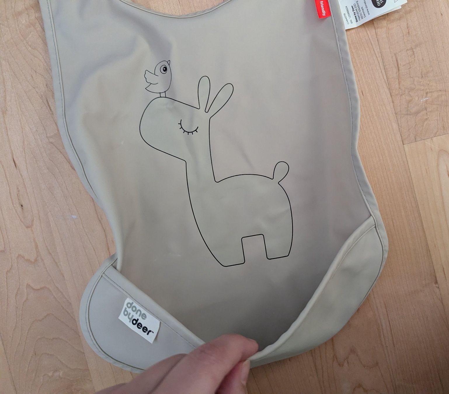 Pasti del neonato: Done by Deer Lätzli, beige, neu – Usato da Uster venduto da petches 4
