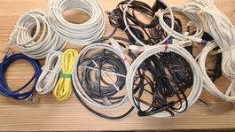 Diverse Patchkabel RJ45 RJ11 T+T