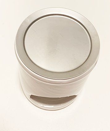 Candele: Räuchergefäss mit Edelstahlblech, Räucherstövchen, Räuchern – Nuovo e nell'imballaggio originale da Basel venduto da artdessin 1