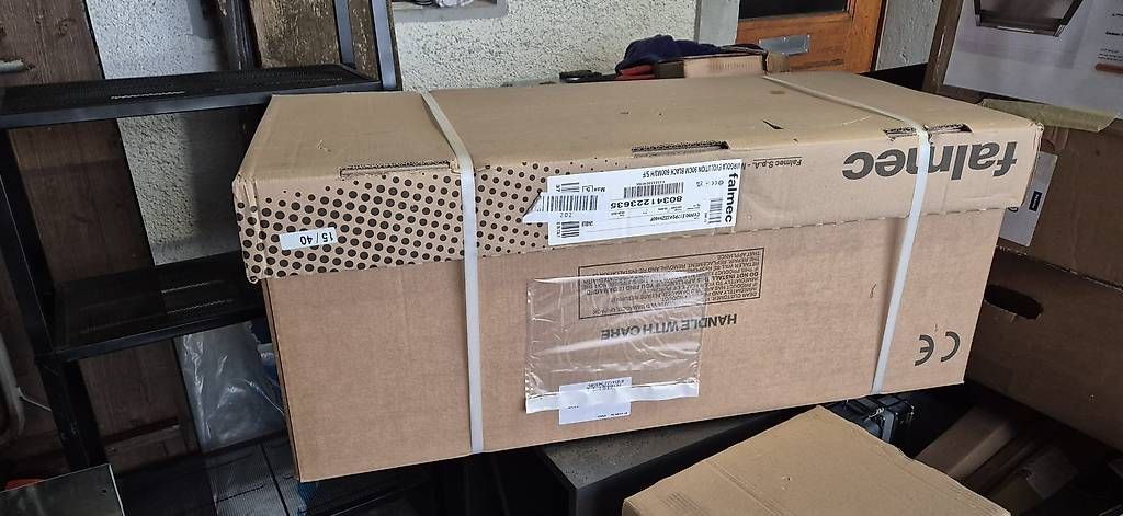 Cappe di aspirazione: FALMEC hotte encastrable VIRGOLA BLACK EVOLUTION (90 cm) – Nuovo e nell'imballaggio originale da Les Hauts-Geneveys venduto da Topolino_73 2