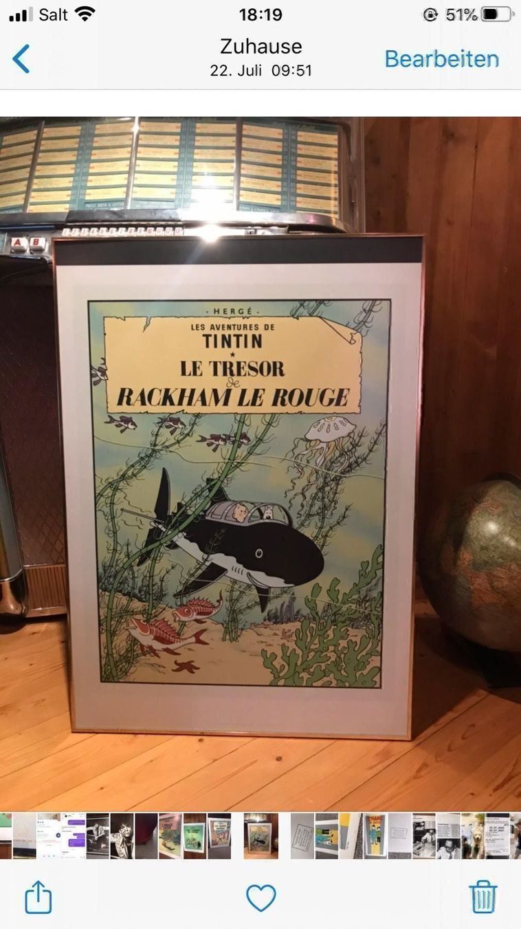 Fumetti: Tim und Struppi Kunstdrucke limitiert – Usato da Basel venduto da Stars12355 3