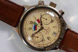 Top limitierter Poljot Moskow Rome 92 Date Chronograph - 2C