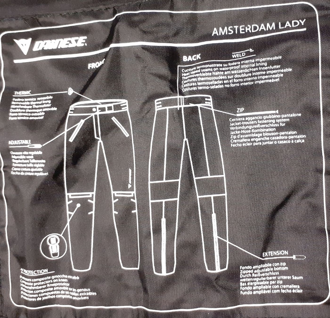 Dainese Pantaloni: pantalon moto Dainese – Nuovo (secondo la descrizione) da Ste-Croix venduto da Kula125rpd 2