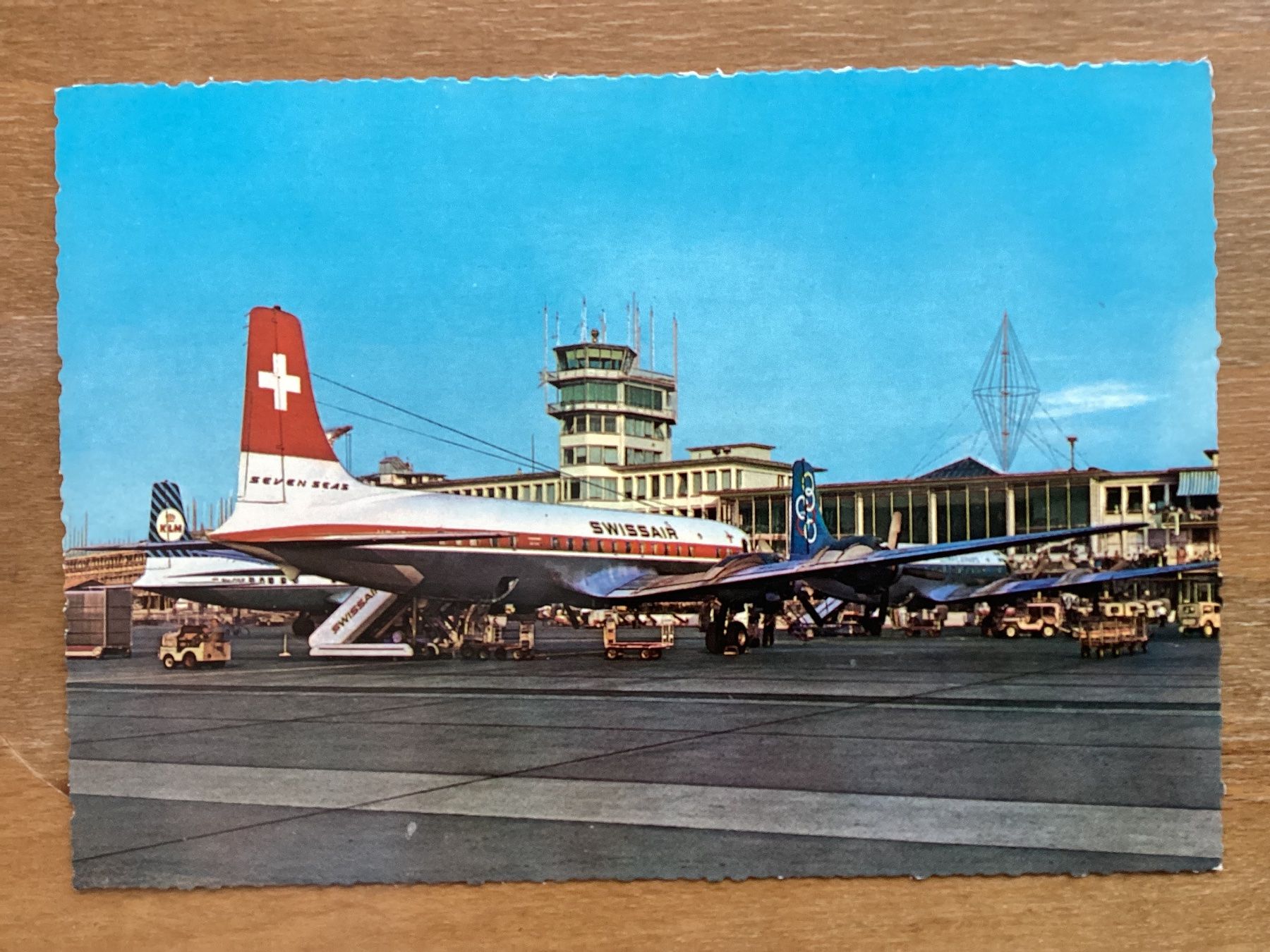 Ansichtskarten: AK Swissair Flugzeug – Gebraucht aus Zürich von tol_b7c7
