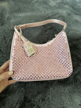 Handtasche Steve Madden pink Strass neuwertig