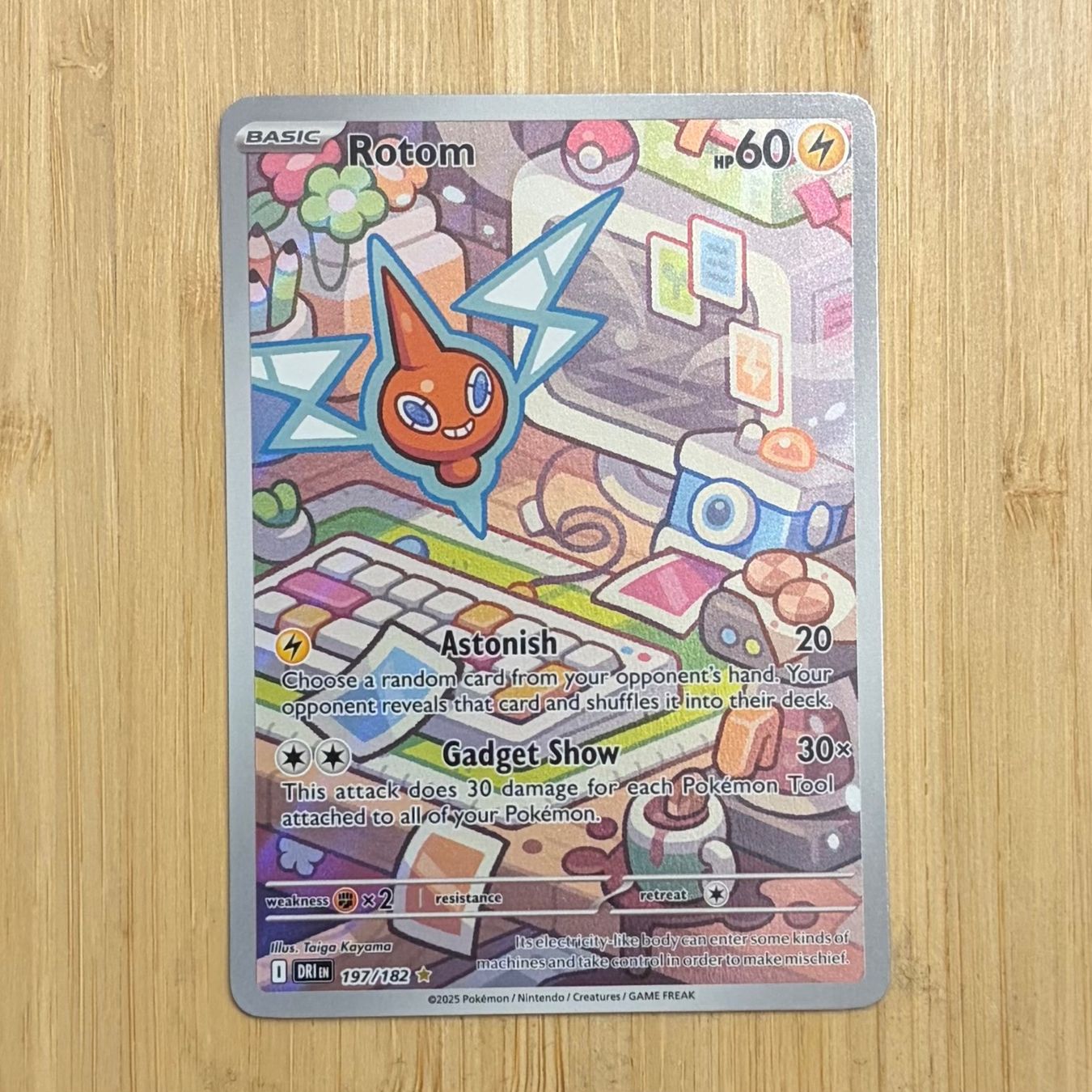 Pokémon Carte collezionabili: Pokémon TCG | Rotom - DRI 197 | NM – Nuovo (secondo la descrizione) da Kloten venduto da SilCarbo