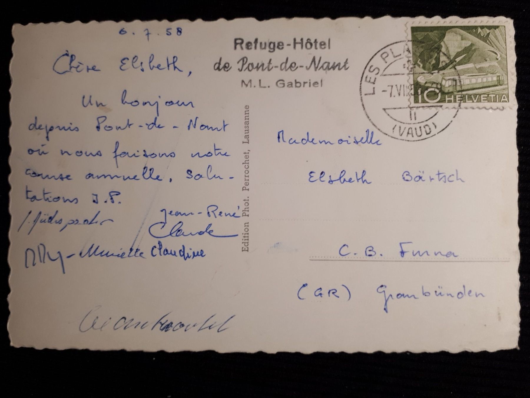 Ansichtskarten: NANT 1958 – Gebraucht aus Ponto Valentino von giorgia06 1