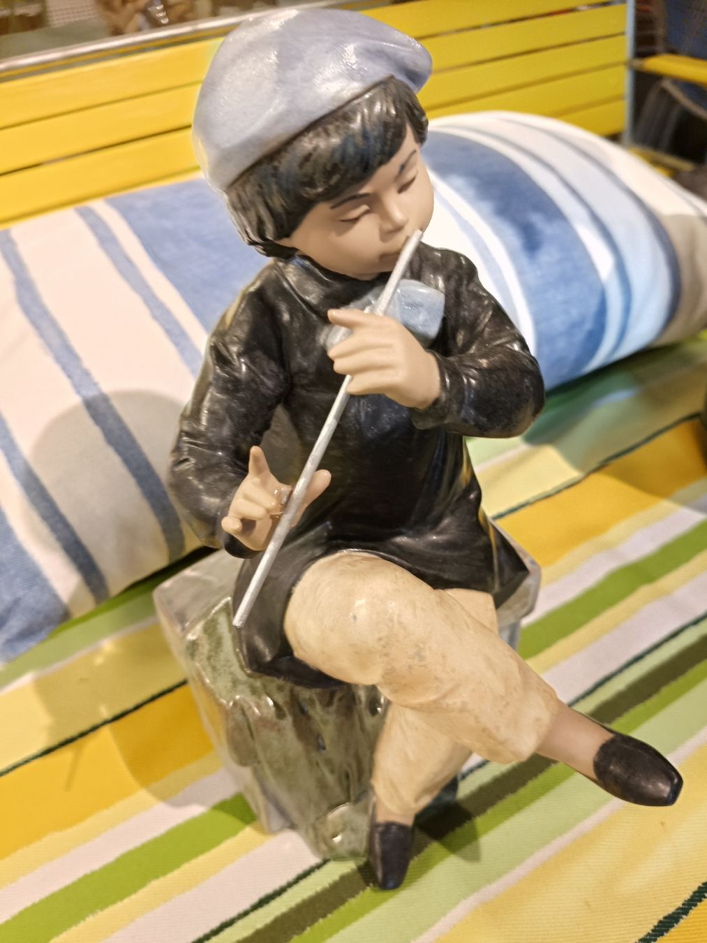 Figuren: Wunderbare SELTENE Nadal GRES Figur Asiatischer Junge spielt – Gebraucht aus Zwingen von inf_2blh 4