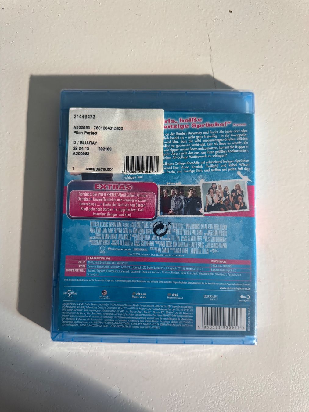 Tutti i DVDs: PITCH PERFECT. (BLU-RAY/OVP) – Nuovo e nell'imballaggio originale da Basel venduto da san_2qlq 1