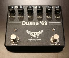 Thorndal guitars Duane 69’ Black, Overdrive pedal