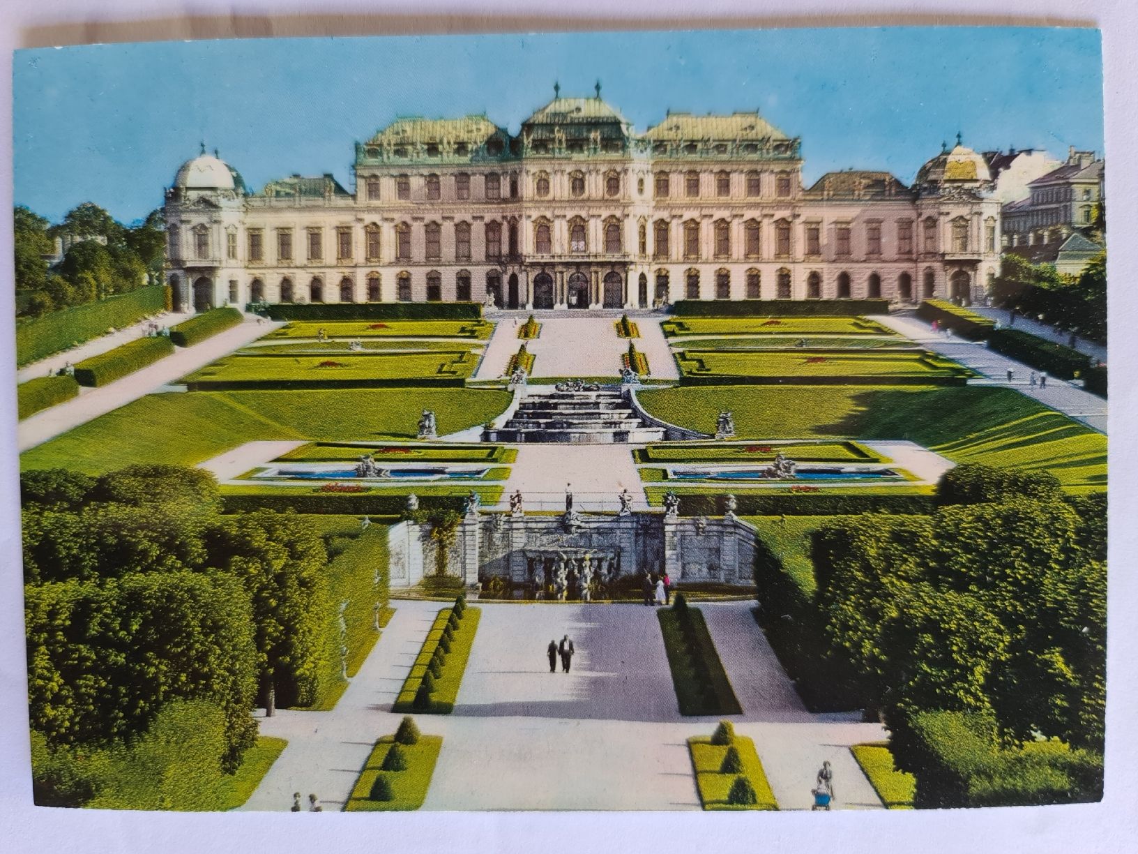 Ansichtskarten: Ansichtskarte Wien Belvedere 893 – Gebraucht aus Dintikon von Vexi