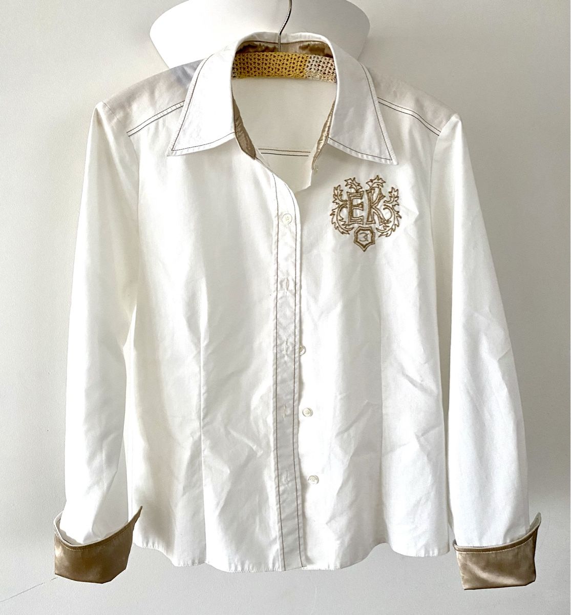 Camicette: Eugen Klein Bluse Offwhite Gr.38 – Usato da Jona venduto da Flamingoo